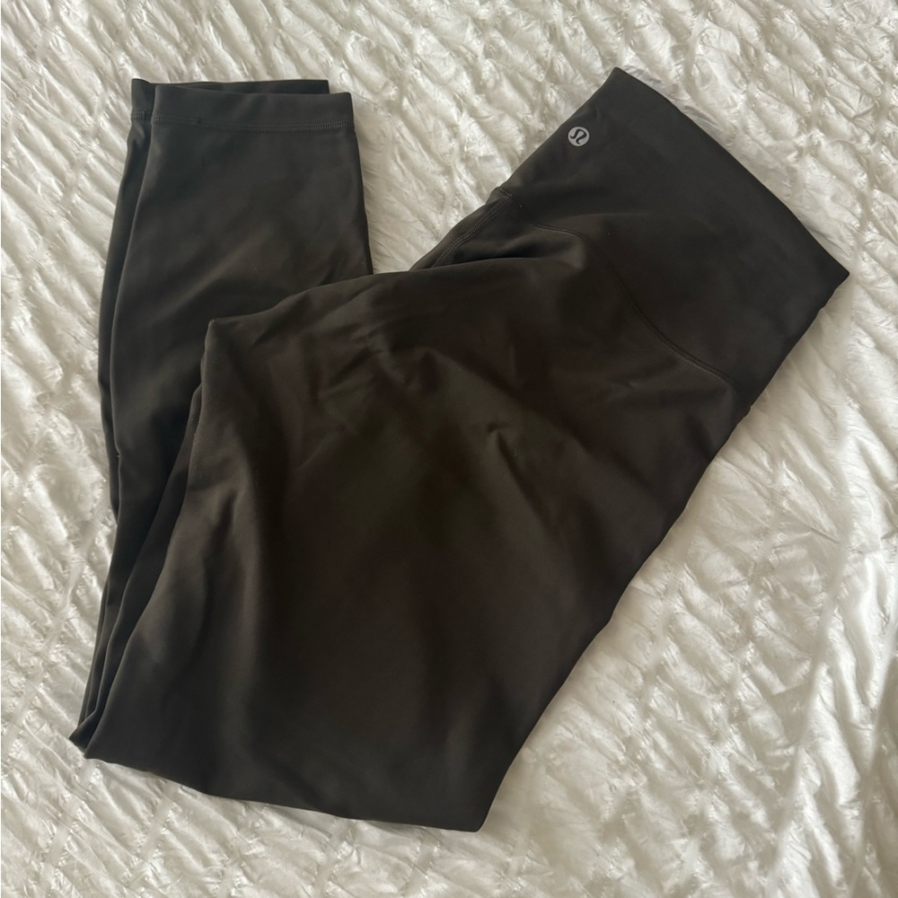 Lululemon leggings olive green color